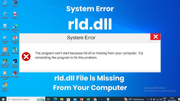 How To Fix rld.dll Error? #rlddll #error #errors #errorfix #dll #dlldownload #windows