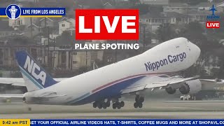 🔴LIVE Airport Streaming at LAX with EXCLUSIVE VIEWS from the H Hotel