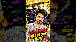 Free Fire all guns power in one gun..🤩💀 #freefire #freefireshorts #shorts