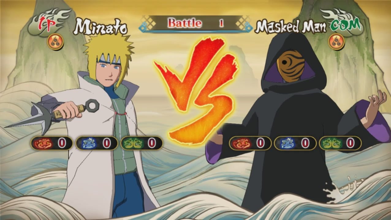 Minato VS Masked Man