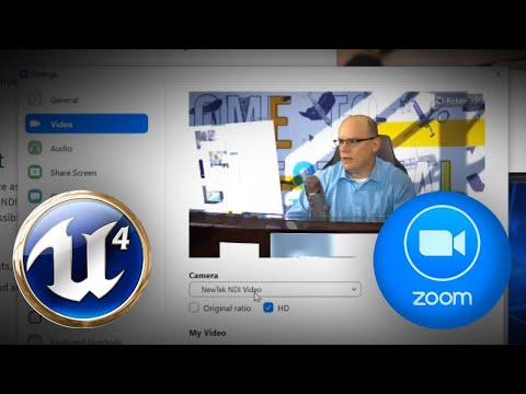 Unreal Virtual Production for Zoom Meetings