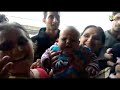 Amazing escape of baby who fell under a train