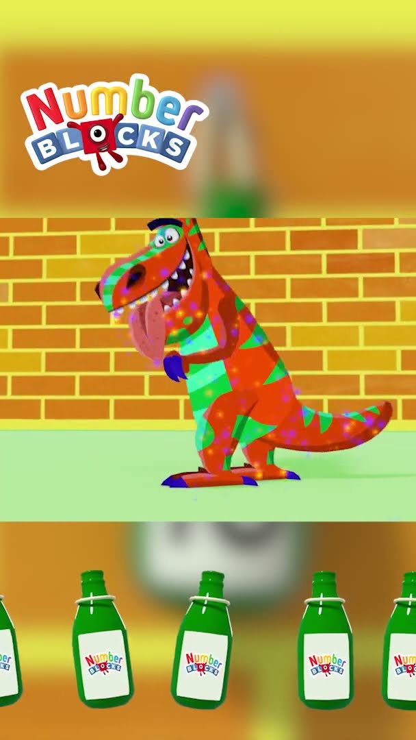 #shorts  | Teen green bottles song | Counting for Kids | Maths Cartoons | @Numberblocks