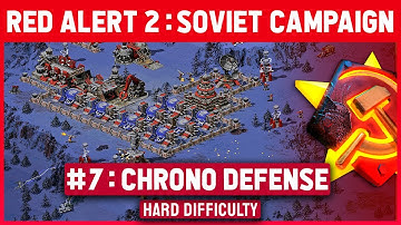 Red Alert 2 - Soviet Mission 7 Chrono Defense - Hard Difficulty - Under Par Time