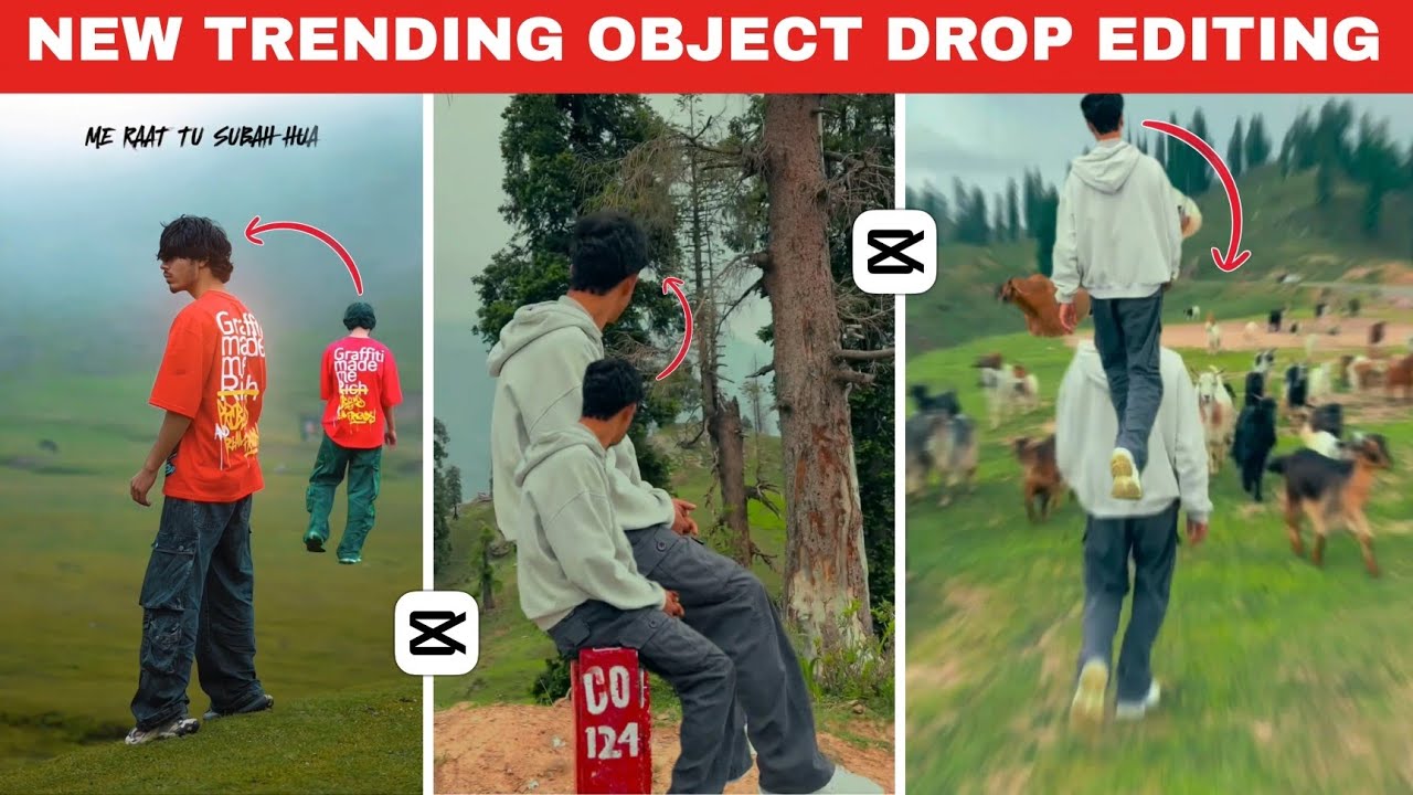 Object Drop Animation Trending Video Editing Object Drop Effect Capcut In Mobile 📲 | Puzzle ...
