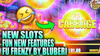 GAMBLE THE MINI 😮 New Slot Machine from BLUBERI - FU FRENZY 🤩 Lots of Fun Features