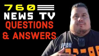760 NEWS TV - Questions and Answers with Stringer David