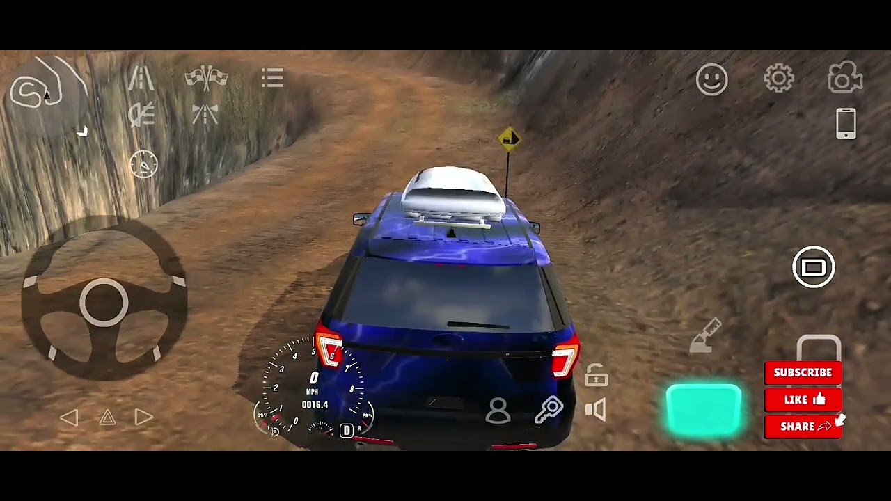Going offroad in car parking multiplayer almost went wrong 
