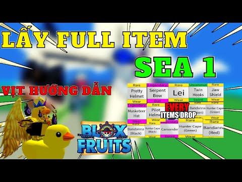 Video Hướng dẫn lấy tất cả item ở sea 1|Blox Fruit - youtube