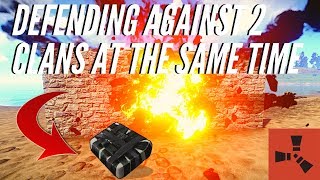 CRAZY Raid DEFENSE AGAINST 2 CLANS FIGHTING For All My LOOT!