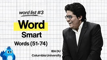 Word Smart 1 | Words 51-74 | Lesson 3 | English | Vocabulary Building