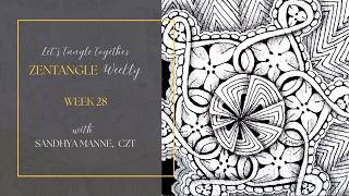 FOLIUM Tangle Tutorial | Week 28 - Zentangle Weekly 2026