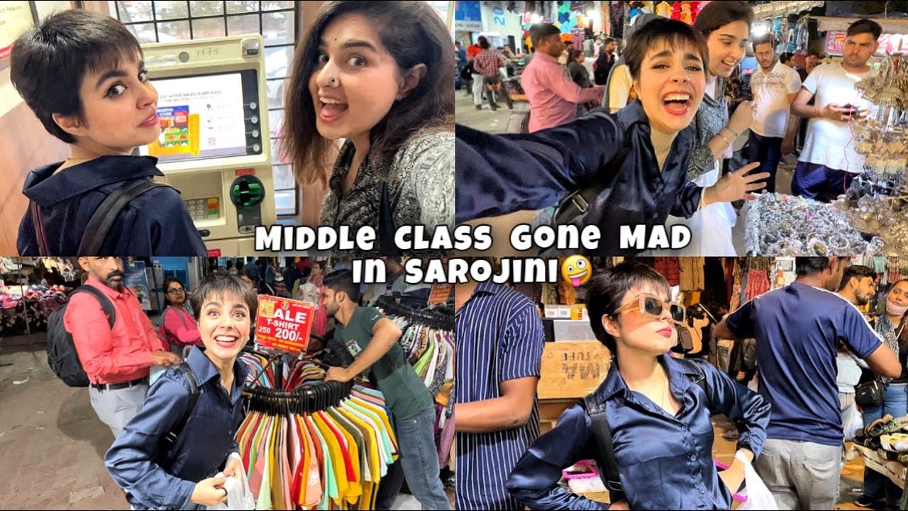 First Time Sarojini Mai Shopping😂 |AD239