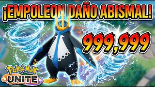 ¡El DAÑO de EMPOLEON es ABISMAL! 😱 Destrozando en Pokémon Unite