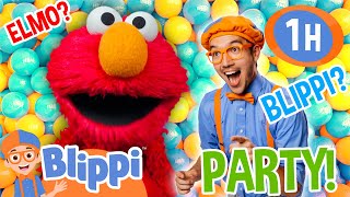 Blippi Throws ELMO An Awesome Party! 🎉| Kids TV Shows | Fun For Kids | Educational Videos for Kids