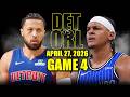 Detroit Pistons vs Orlando Magic Full Game 4 Highlights - April 27, 2026 | NBA Playoffs