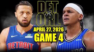 Detroit Pistons Vs Orlando Magic Full Game 4 Highlights - April 27, 2026 Nba Playoffs