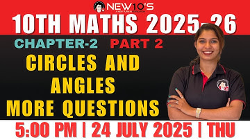 10TH SSLC  || MATHS || CHAPTER 2 || CIRCLES AND ANGLES  MORE QUESTIONS PART 2 || RESHMA MISS