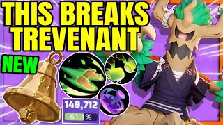 TOO MUCH HEALING New Item VANGUARD BELL breaks TREVENANT | Pokemon Unite screenshot 1