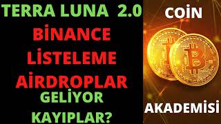 Terra Luna 2.0 Bi̇nance Li̇steme Son Durum Yeni̇ Luna Ai̇rdroplar Geli̇yor. Kaybolan Lunalar Nerede?