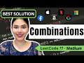 Combinations - LeetCode 77 - Python #backtracking #leetcode #combinations
