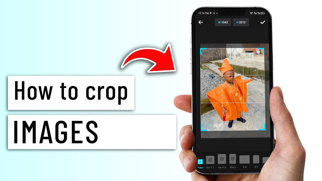 How to Crop Image in Android Phone - Easy Tutorial - YouTube