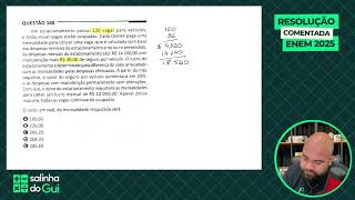 ENEM 2025 Um estacionamento possui 120 vagas para veiculos