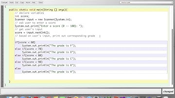 How to use if else and switch statements