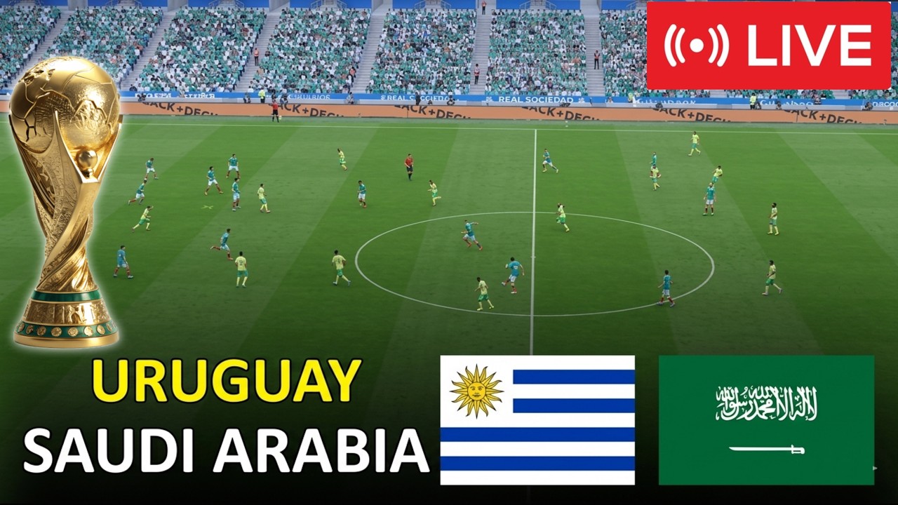 🔴Uruguay Vs Saudi Arabia I World Cup 2026 - Gameplay I Video Game EA Sports FC 26