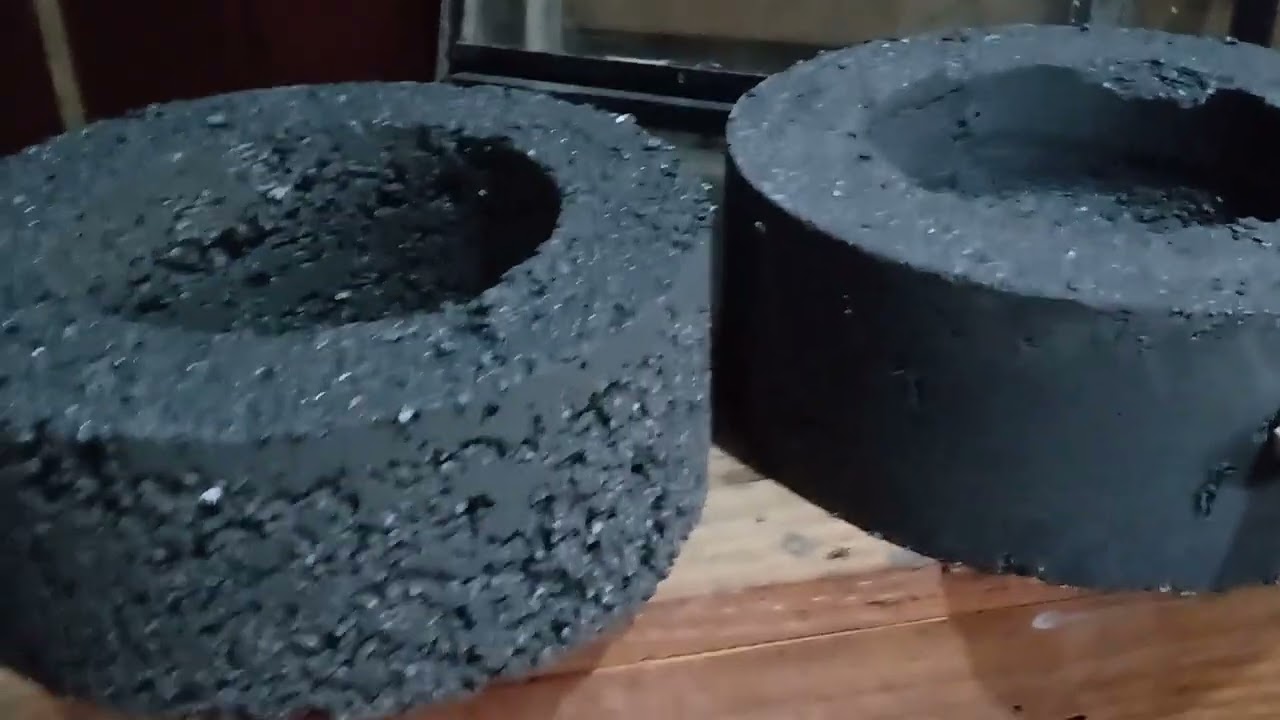 confeccionado Caixa de isopor e cimento pra asfs.