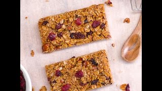 Crunchy Homemade Granola Bars