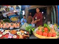 Popular Street food in Banagharo Bazaar | Chicken Boti | Channa chat | Lobya | Chipse | Samosa