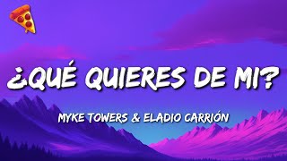Myke Towers & Eladio Carrión - ¿QUÉ QUIERES DE MI? (LYRICS)
