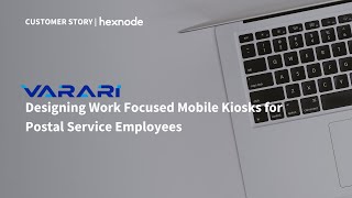 Varari: On designing work focused mobile kiosks for postal service employees screenshot 2