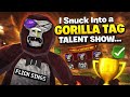 I Snuck Into A GORILLA TAG TALENT SHOW…
