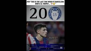 FC Barcelona in the Championship League...🥀😂