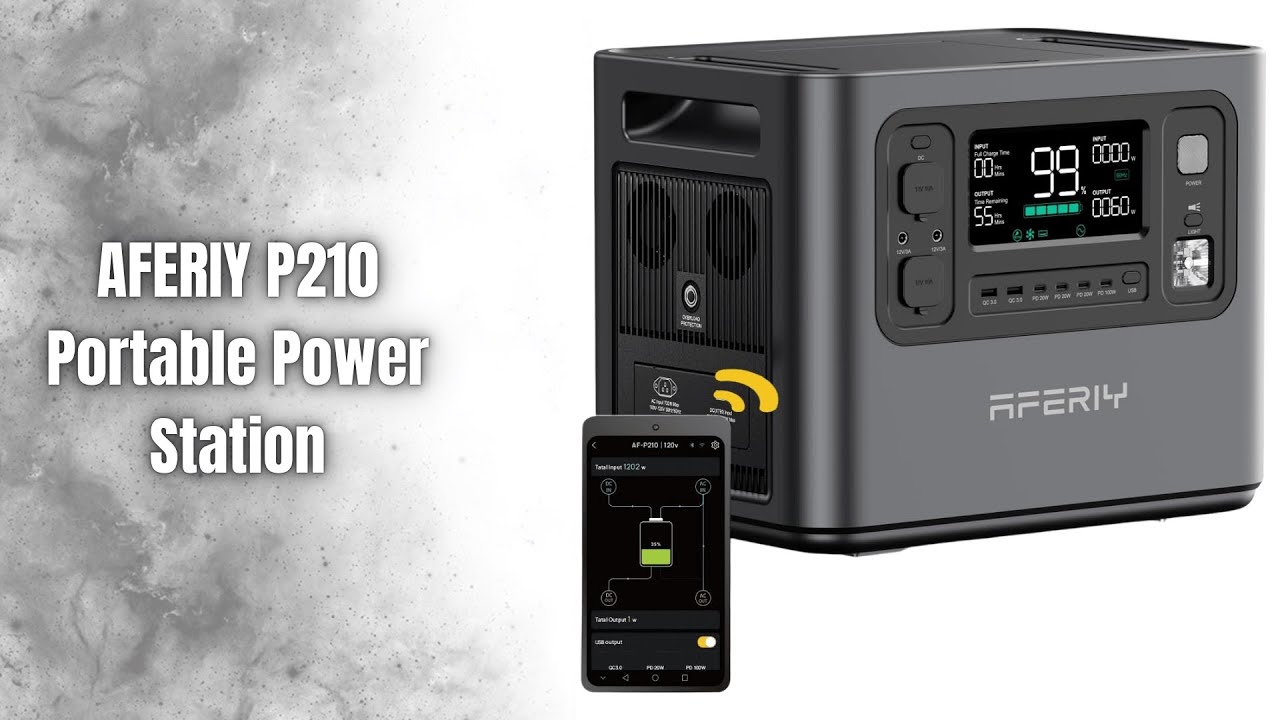 AFERIY P210 Power Station Review | 2400W Backup Power!