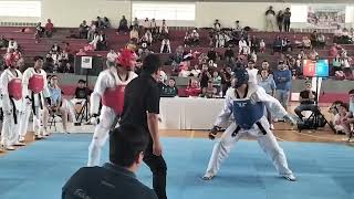 Taekwondo TK5 combate 10ma COPA ELITE 2023, equipo azul (Rodolfo)