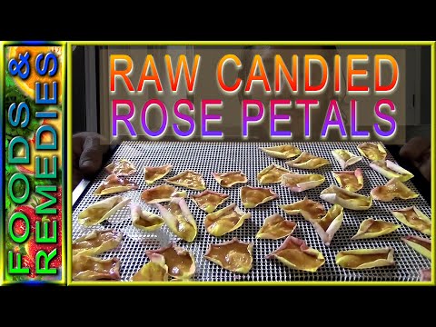 Raw Candied Rose Petals