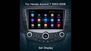 Android 9inch Car Radio Bluetooth WIFI FM IPS Screen GPS Navi CarPlay For Honda Accord 7 2003-2008