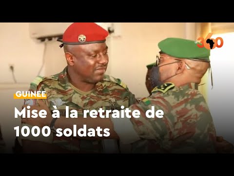 Les Guinéens saluent la mise à la retraite de près de 1 000 soldats