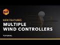 Marvelous Designer 2024.0 New features : Multiple Wind Controllers