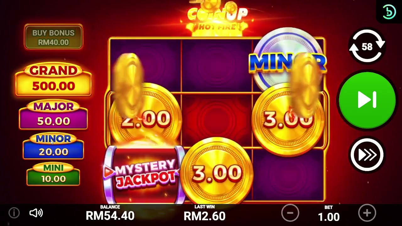 Coin Up Hot Fire 3x3 – 2 Bonus Triggers, Low End Balance | Online Pokie Review (Sugar96)