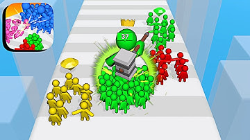 Magnet Crowd ​- All Levels Gameplay Android,ios (Levels 7-9)