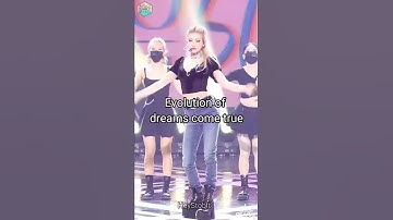 Thumbnail of Evolution of dreams come true #shorts #kpop