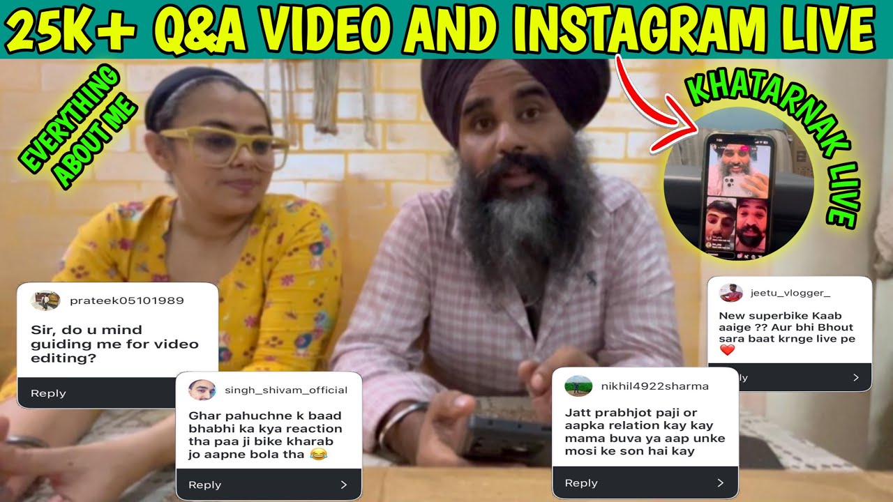 Instagram Live 😍🤟| Q&A Vlog 😬| Everything About Me❤️