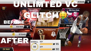 UNLIMTED VC GLITCH NBA2K20 MOBILE!!