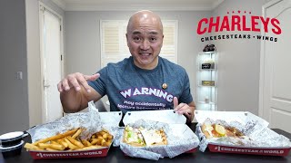 Trying Charleys Cheesesteaks and Wings for the First Time