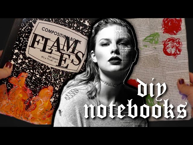 DIY Taylor Swift Reputation Inspired Notebooks for Back to School