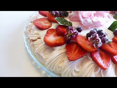 Десерт\\торт  Анна Павлова.История.Как приготовить. \\ Dessert Pavlova